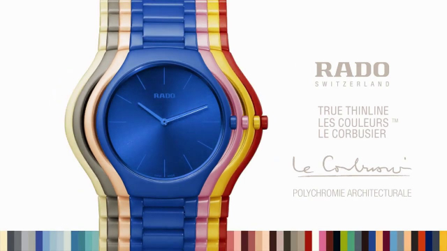 Часы Rado в палитре Ле Корбюзье теперь представлены онлайн